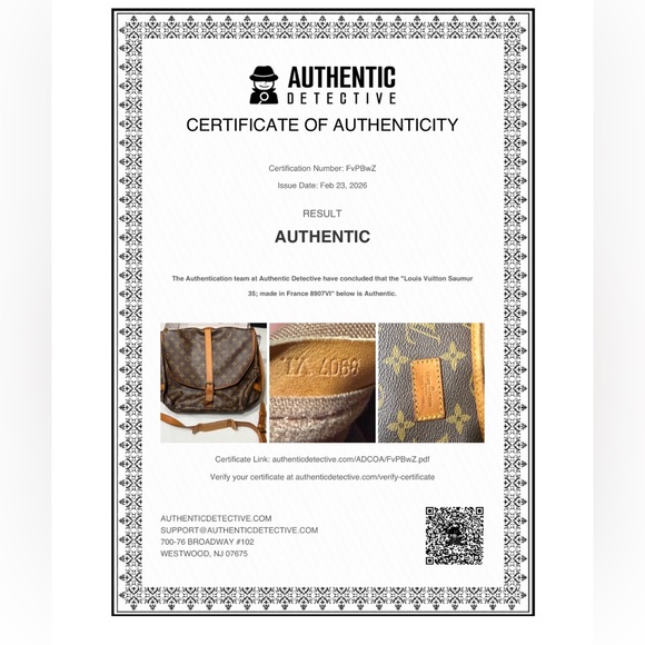 Louis Vuitton Monogram Saumur 35 Vintage Double Satchel Messenger Crossbody Bag - Picture 15 of 15